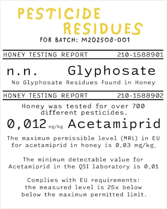 Honey under the christmas tree